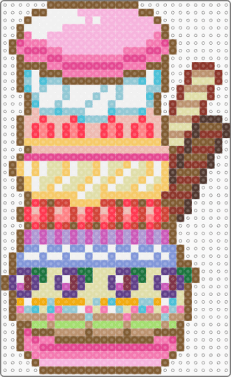 Fancy Macaron - tan,beige,pink,colorful,macaron,macaroon,sweet,sweets,dessert,desserts,candy,overload