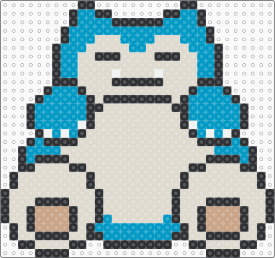 Snorlax - beige,light blue