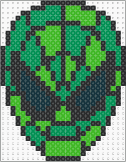 Toxic Spiderman - black,green