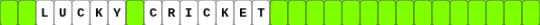 Lucky Cricket||CRICKET!||single - crickettheguy, green, lime green, lucky cricket, white