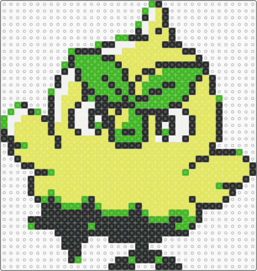 Browt - Retro Style - starter,video game,gaming,pokemon,yellow,browt,green,grass type