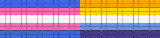Transgender and Aroace cuff (request) - blue,pink,trans,aroace,lgbtq