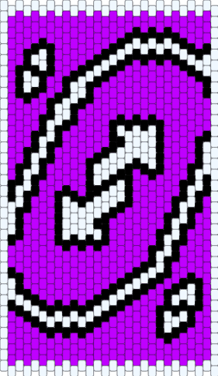 PURPLE UNO REVERSE:3 - white,purple,black,uno reverse,card,poster,multi,charm