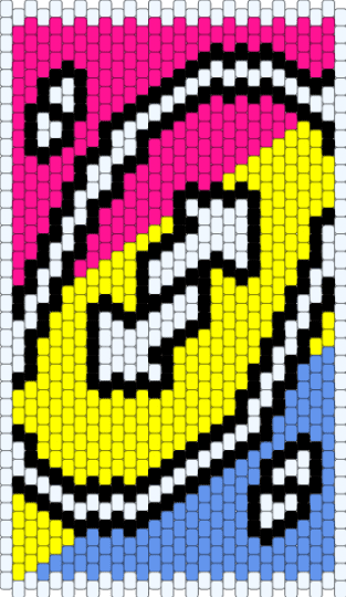 pan uno reverse card - pink,yellow,blue,uno reverse,card,poster,charm