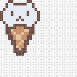 kawaii cat ice cream - ice cream,cat,dessert,cute,kawaii,kitty,confectionery,summer,treat,brown,tan,white
