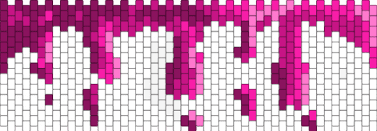 Pink slime and white base - pink,white