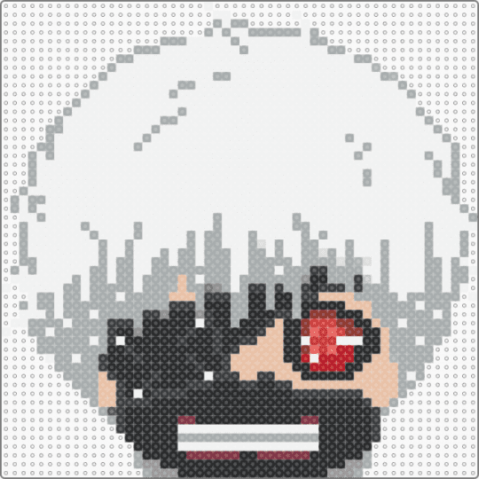 Kaneki chibi - white,gray
