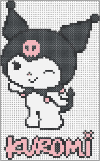 Kuromi x - beige,white