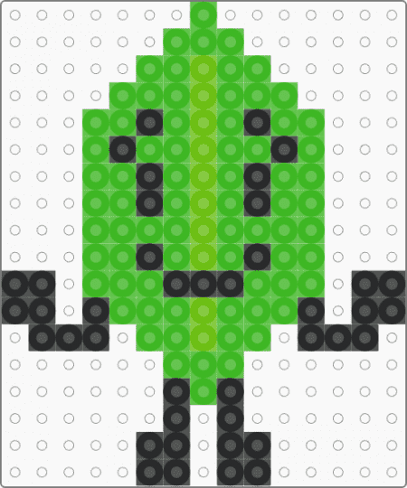 Leafy bfdi - green,black,character,bfdi,leafy,battle for dream island,leaf