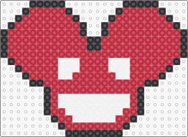 Mini deadmau5 - deadmau5,mouse,helmet,mask,dj,edm,music,red,white