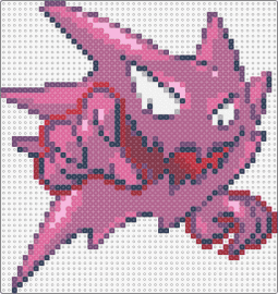 Haunter 2 - haunter,gastly,pokemon,ghost,gaming,character,spooky,gengar,black,pink