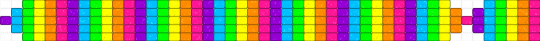 Rainbow tie - green,orange,colorful