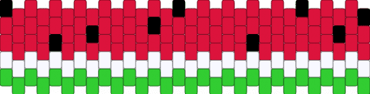 Watermelon cuff - red,green