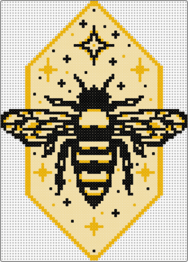 Fancy Bee V3 - bee, beige