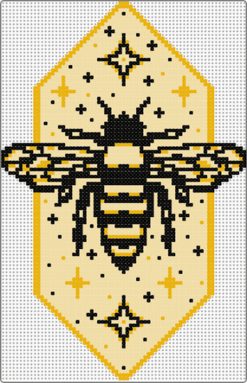 Fancy Bee V1 - bee, beige