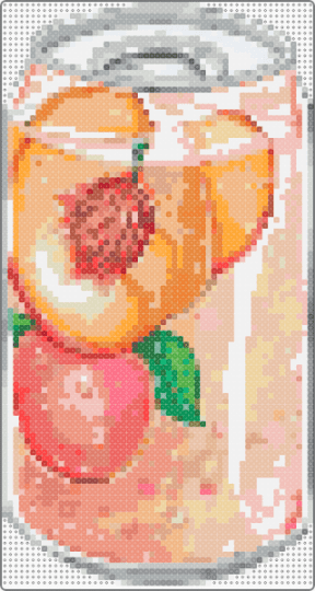 Peach Soda - beige,gray,orange,red,cotdsoftdrinks,peach,soda,can,soft,drink