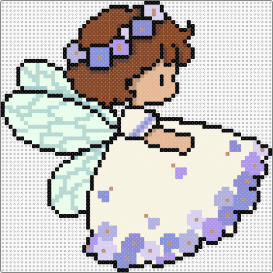 Periwinkle Fairy - blue, colorful, cute, fairy, flower, flowers, nature, pink, whimsy, white, wings