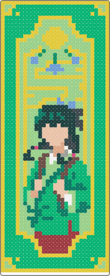Maomao - yellow,teal,green,maomao,anime,apothecary diaries