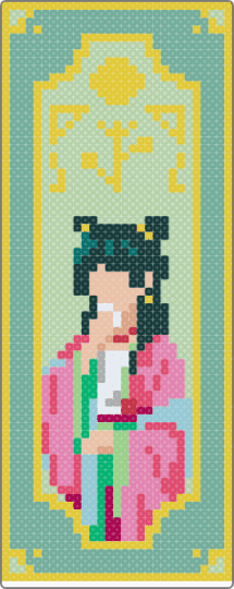 Maomao2 - yellow,teal,maomao,anime,apothecary diaries
