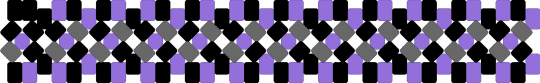 Pastel goth xband - purple,gray