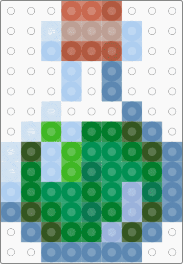 Minecraft Luck Potion - blue, green, light blue, minecraft, video game