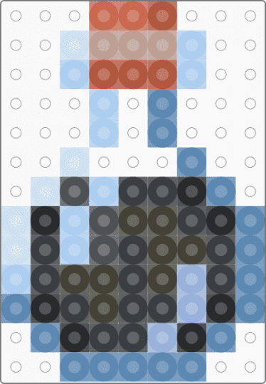Minecraft Weakness Potion - blue, brown, light blue, minecraft, video game