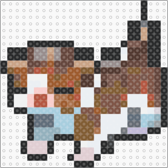 A clangen Kitten. - tan,brown