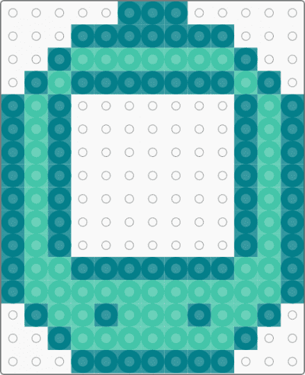 Tamagotchi photo holder - teal