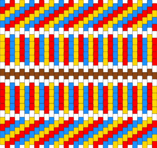 clown bag back panel - red,clown,primary colors,yellow,brown,blue,white,bag