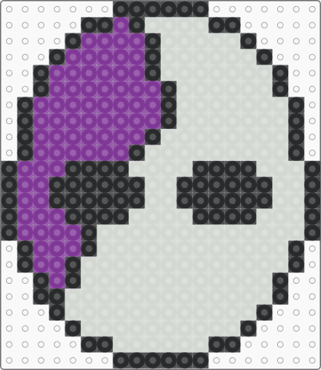 Sallyface mask - pink,white,sallyface,sally face,sf,purple,black,video game,character