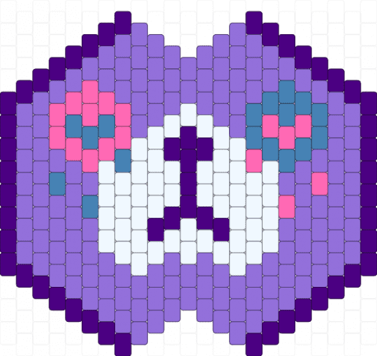Share Bear mask - purple,care bear,character,cartoon