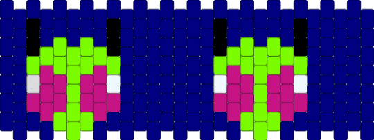 Invader zim: Zim cuff - purple,zim,invader sim,gir,green,blue,cartoon