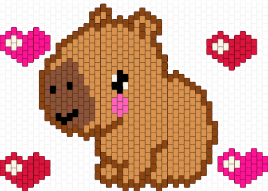 LOVING CAPYBARA!!!! - red,orange