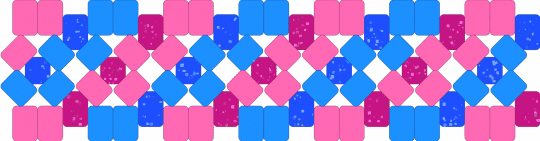 Cotton candy - light blue,pink