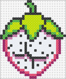 Dragonbooty - booty,dragon fruit,butt,cute,funny,white,pink,green