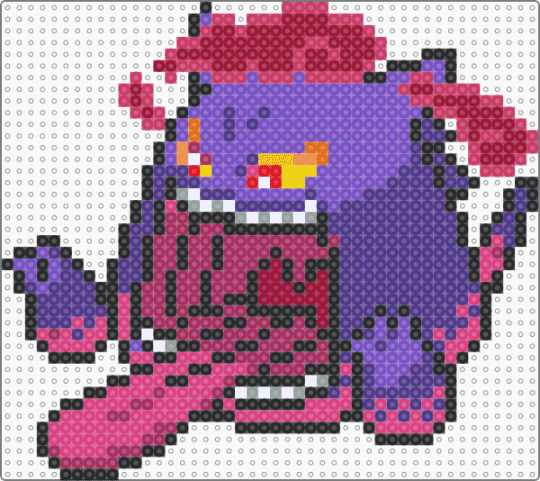 Gigantamax Gengar - pink, purple