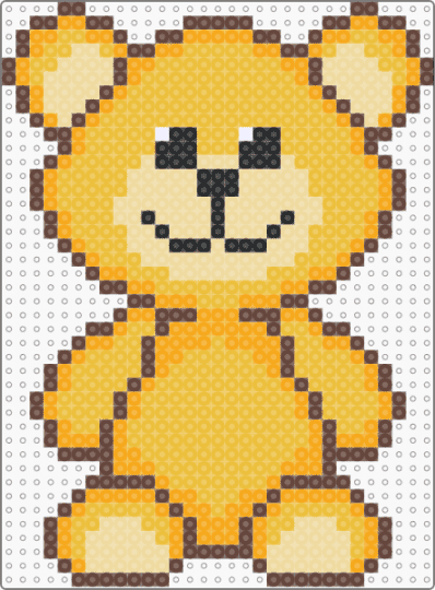 TEDDY BEAR - yellow