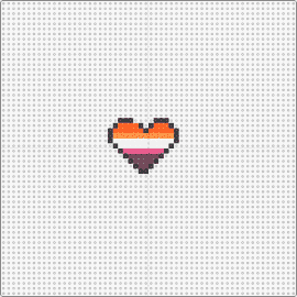 Lesbian Heart - lesbian,pride,heart,love,lgbtq,symbol,identity,community,affection,orange