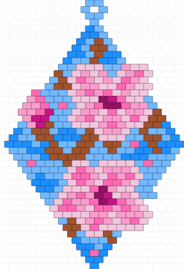 Chinese cherry blossom, Sakura - pink,light blue