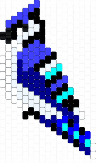 Small Blue Jay - blue,purple