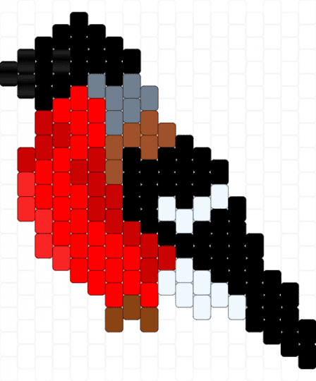 A small Bullfinch - red