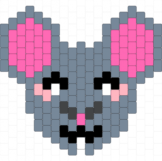 Mouse or rat1 - pink,gray