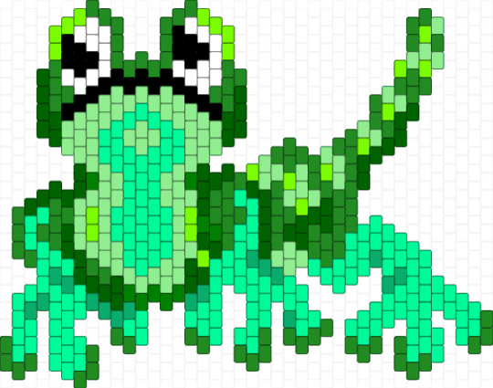 A cute Gecco - green,teal