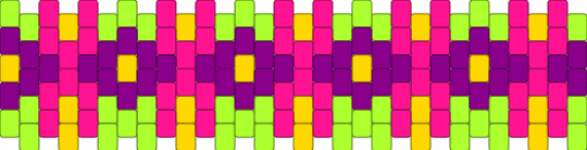 Kaleidoscope (copied from Kandi Patterns!) - pink