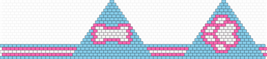Trans puppy bikini top! - light blue,pink