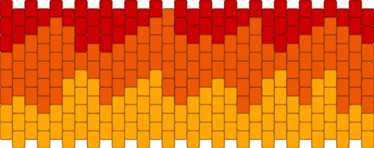 Fire cuff remake - cuff, cuff pattern, fire, flames, heat, orange, red, warm colors