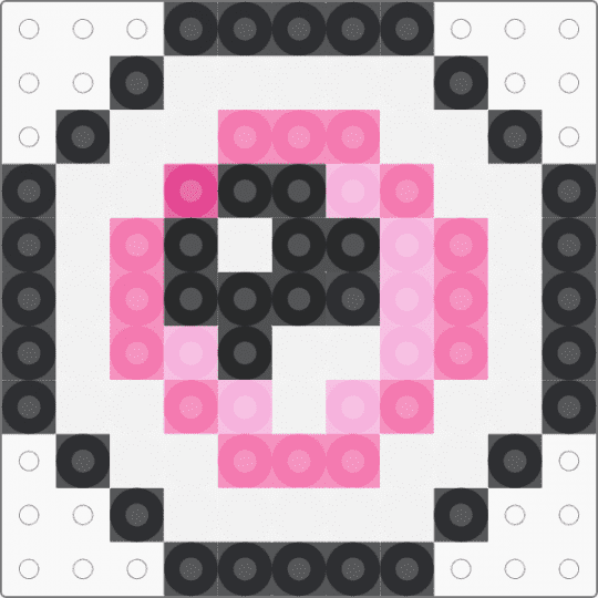 Eyeball - white,pink