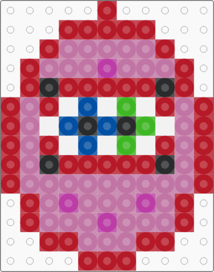 caine tamagotchi 1d - red,pink,tadc,caine