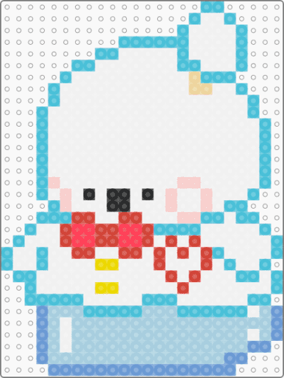 Happy Snowman - white,light blue