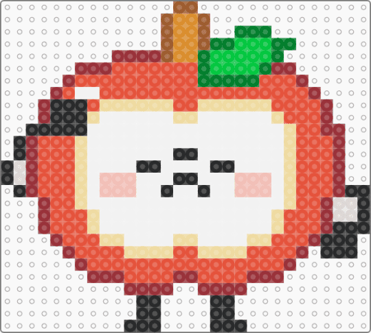 Red Apple - red,beige